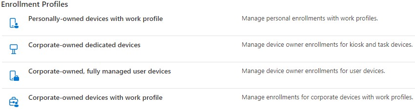 Intune Android Enrollment