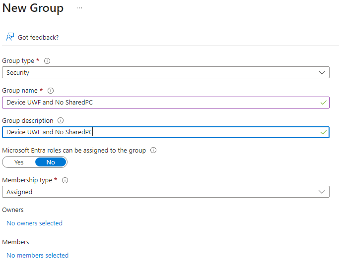 Exemple de groupes